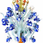 Lampadario VETRO MURANO Iris van gogh