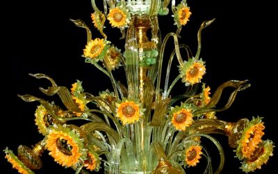 Lampadario girasoli Van Gogh