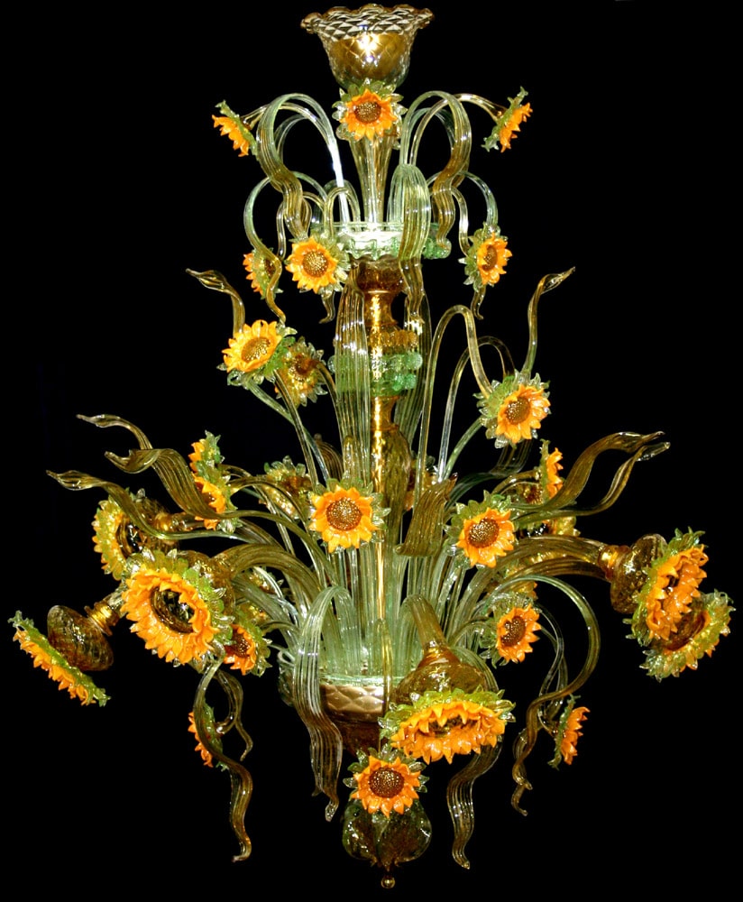 Lampadario girasoli Van Gogh