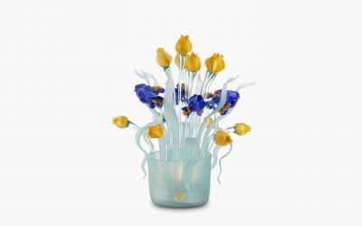 Vaso lampada Iris e Tulipani