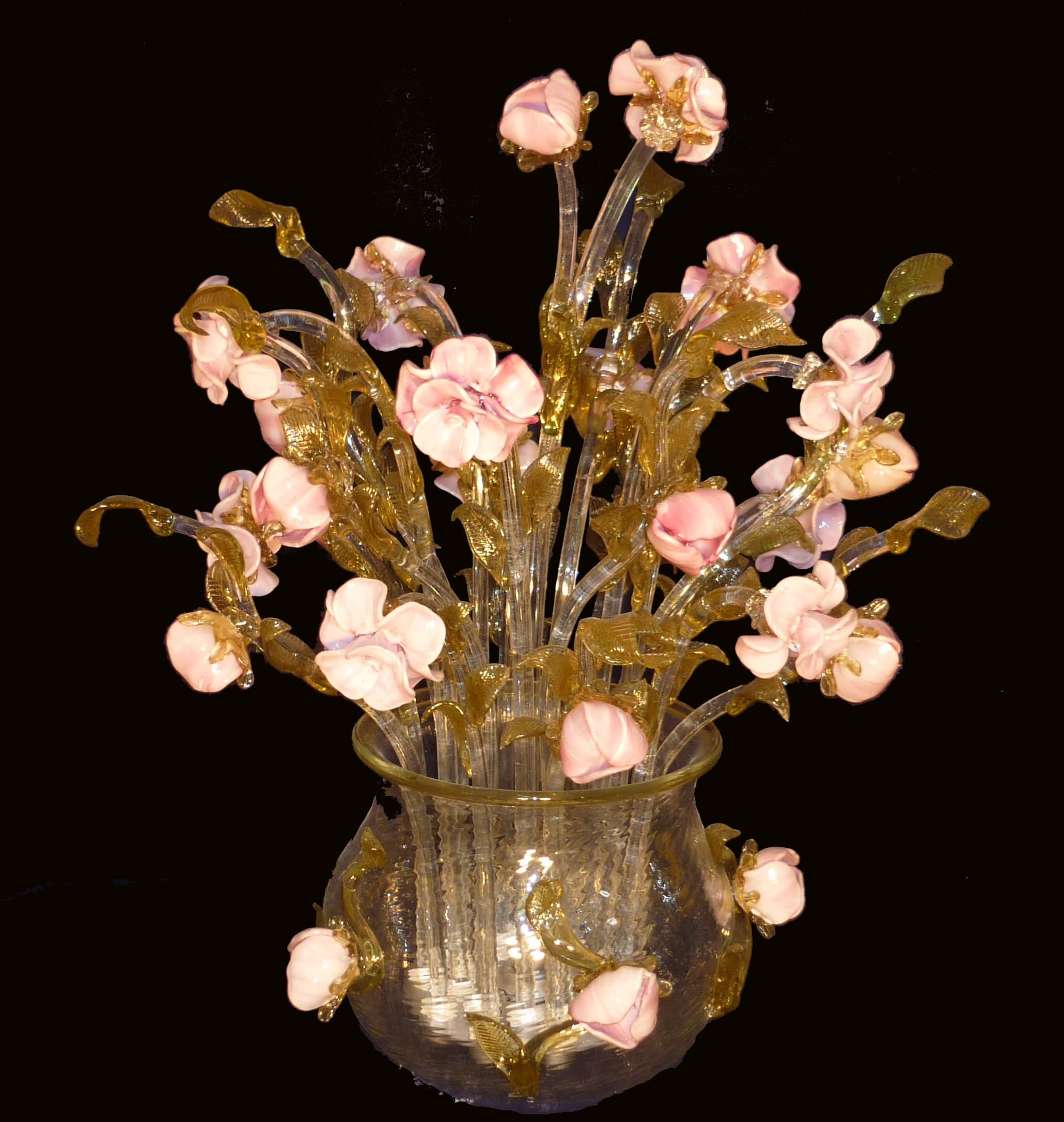 Vaso lampada rose